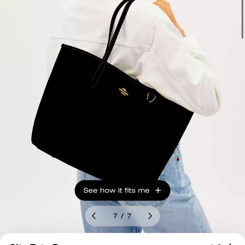 Coach City Tote & Matching Lanyard